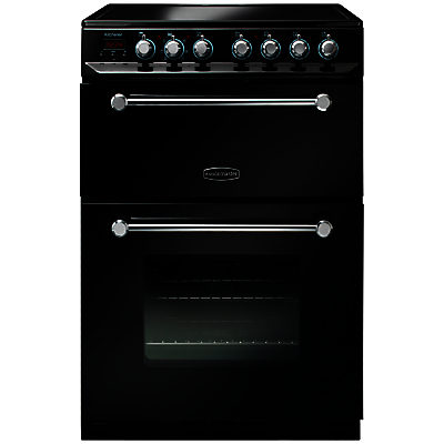 Rangemaster Kitchener 60cm KCH60ECBL/C Electric Range Cooker, Black Rangemaster Kitchener 60cm KCH60ECBL/C Electric Range Cooker, Black
